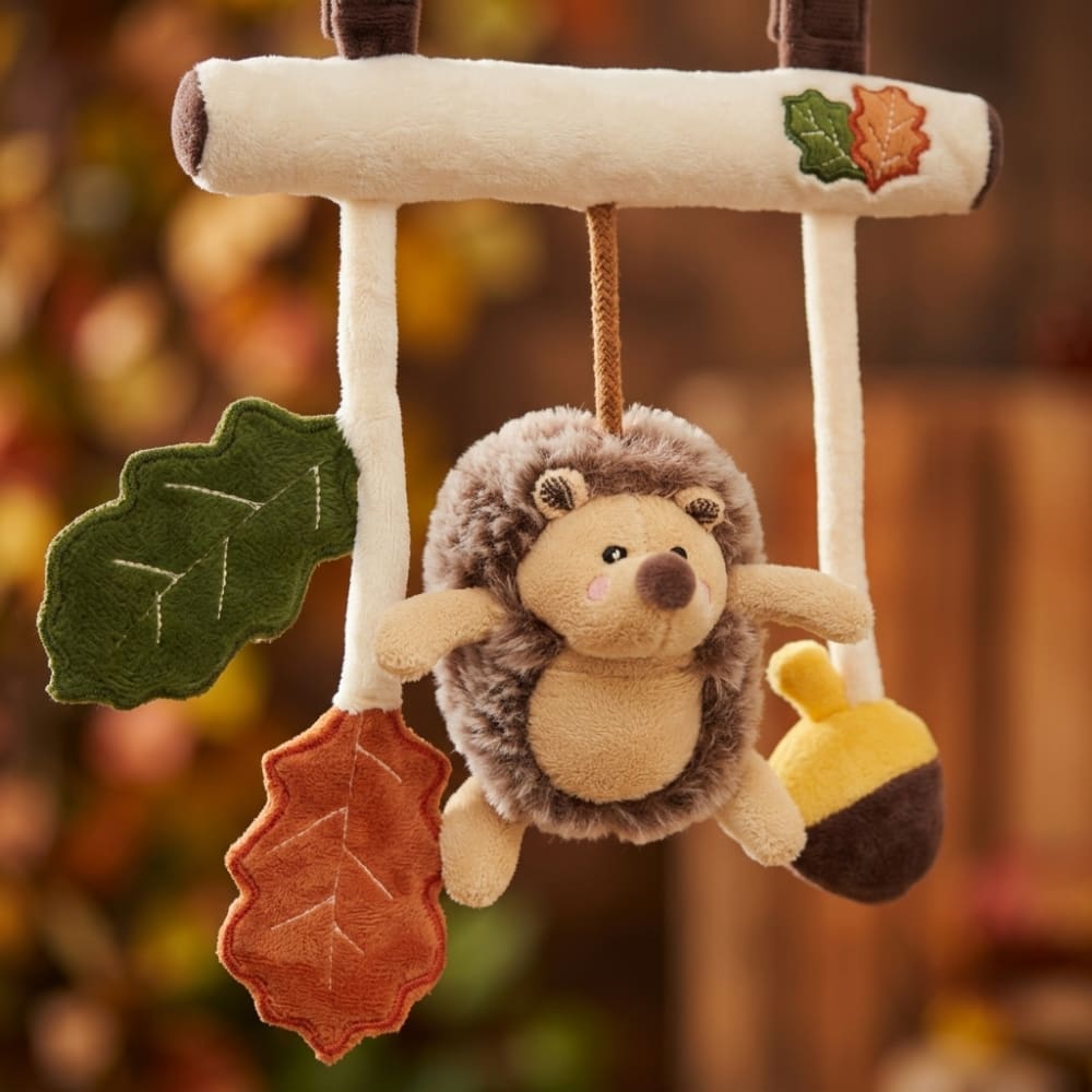 Chaîne De Poussette En Bois Rainbow Moon – Dès 3 Mois – Sans BPA, 40 Cm
