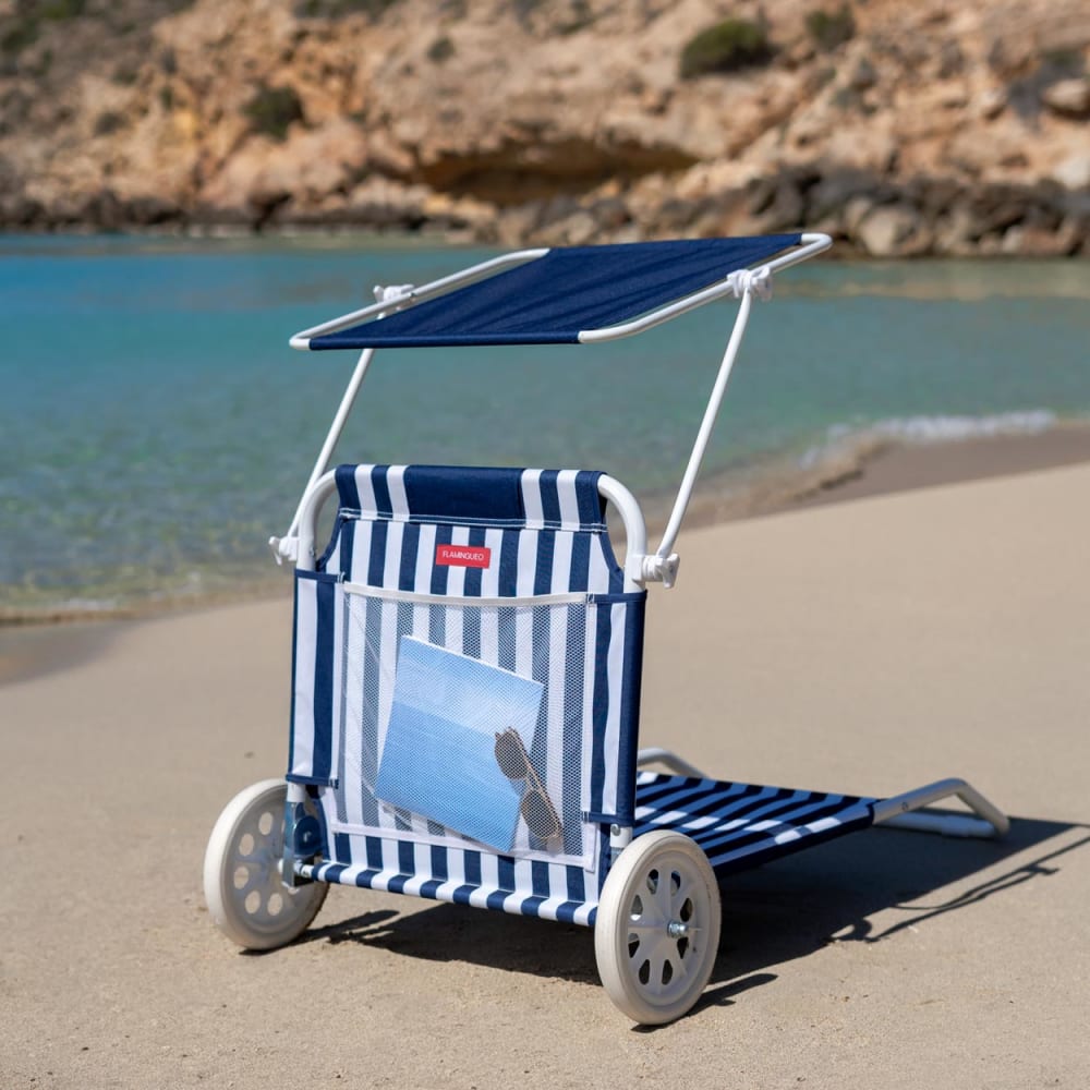 Chaise de plage pliante compacte pour adultes avec sac à dos, 5