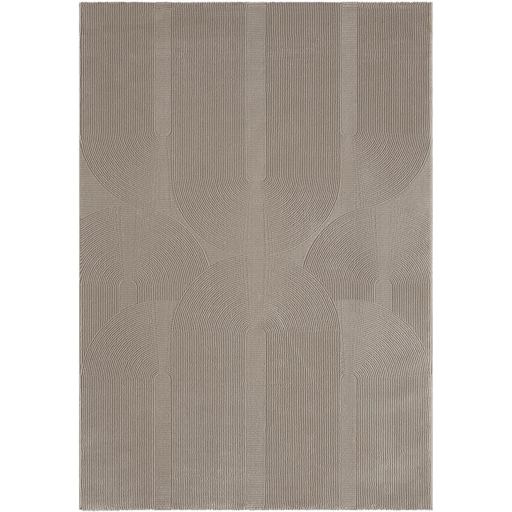 Teppich Wohnzimmer modern Art-Curve langlebig, beige, 160 x 230 cm Lima