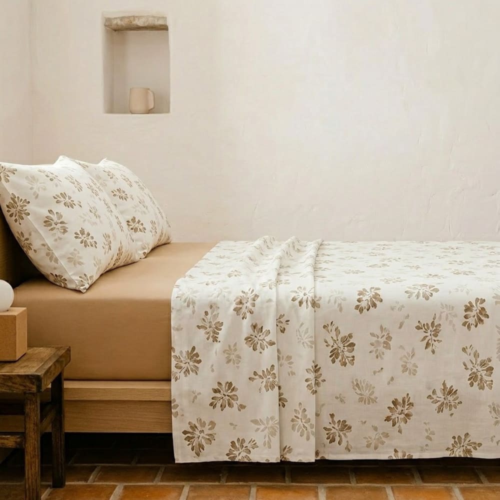 Bettwäsche-Set aus 100% Baumwolle, 90x200 + 45x110 cm Flocre