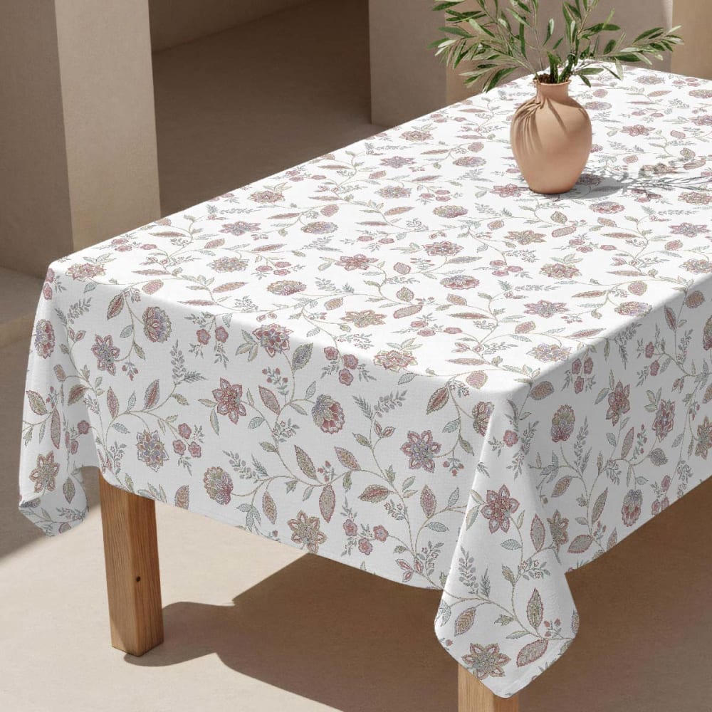 Tischdecke aus 100 % Baumwolle 150x150 cm Raiga