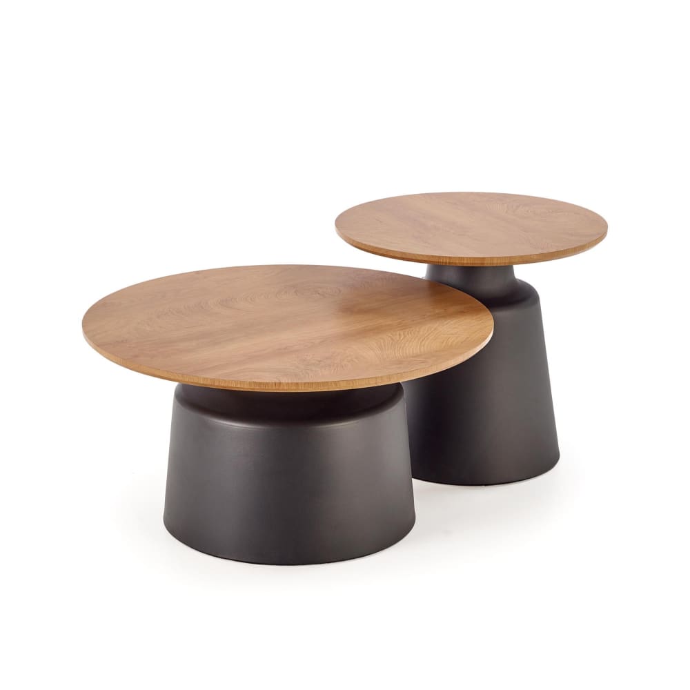 Set aus zwei ineinander steckbaren Couchtischen JEAN