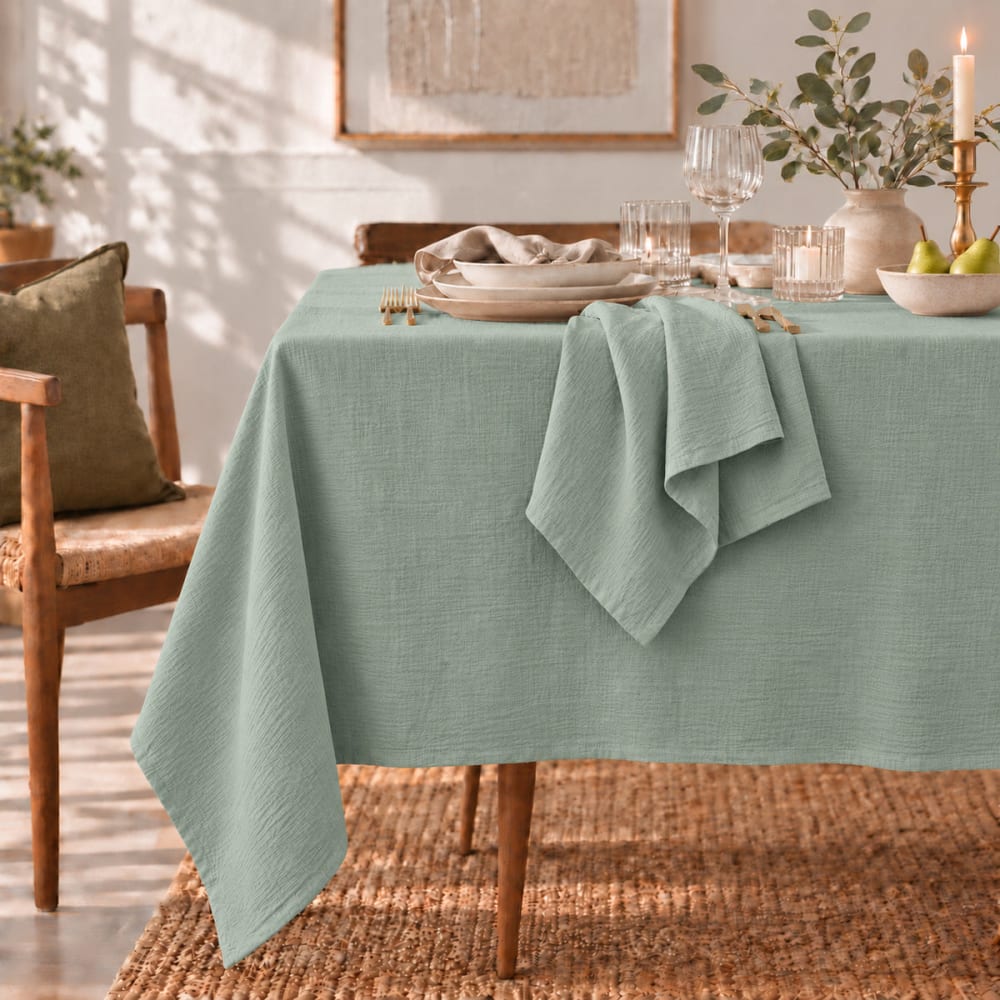 Tischdecke aus Baumwolle 150x350 Alma