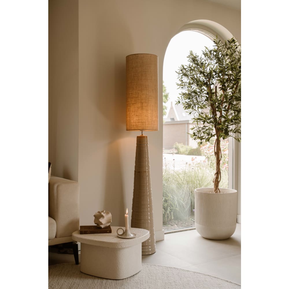 Stehlampe 180 x 30 cm, Beige