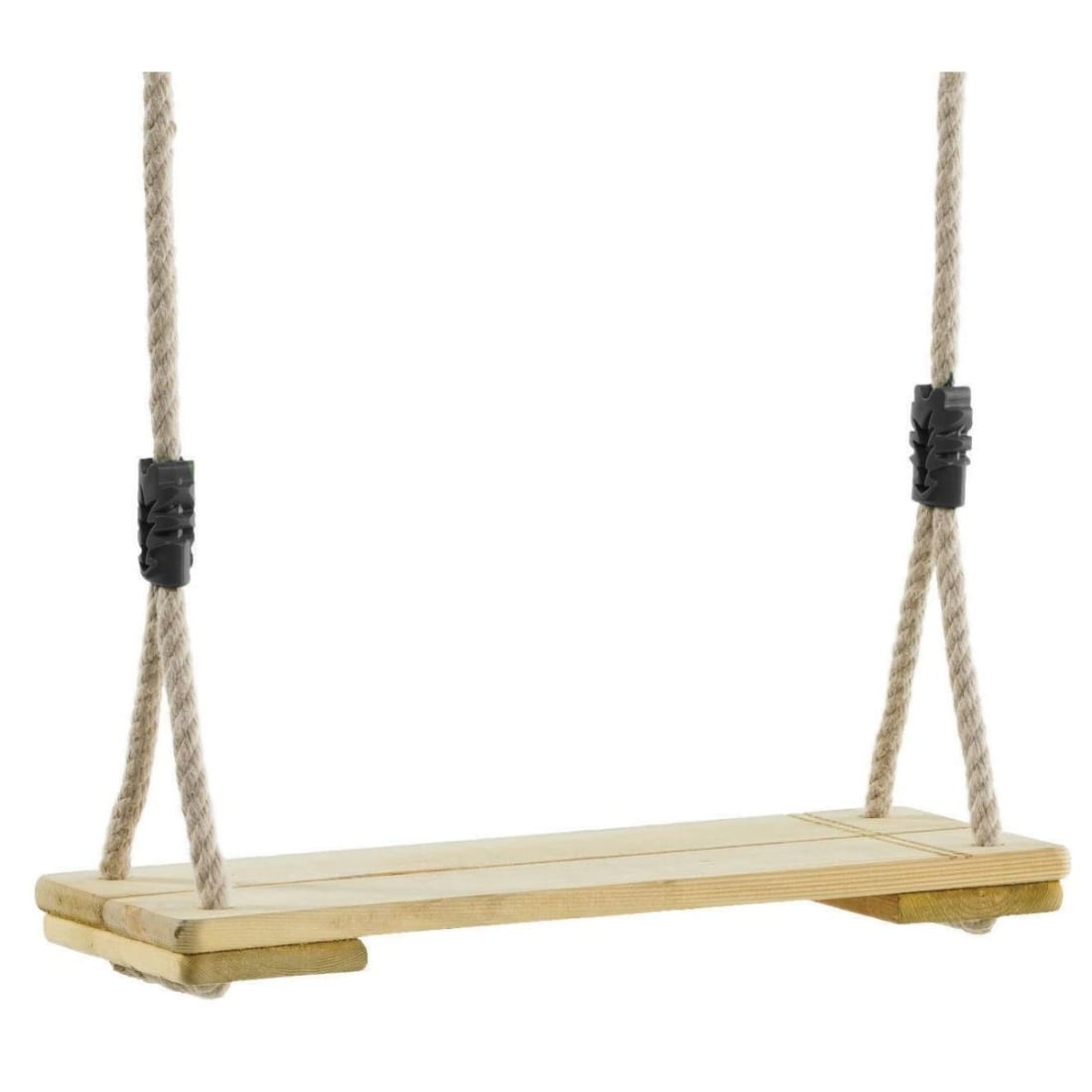 Balançoire en bois de paulownia 60 x 20 x 3 cm avec corde en chanvre – Balançoire Balançoire en bois de paulownia 60 x 20 x 3 cm avec corde en chanvre – Balançoire