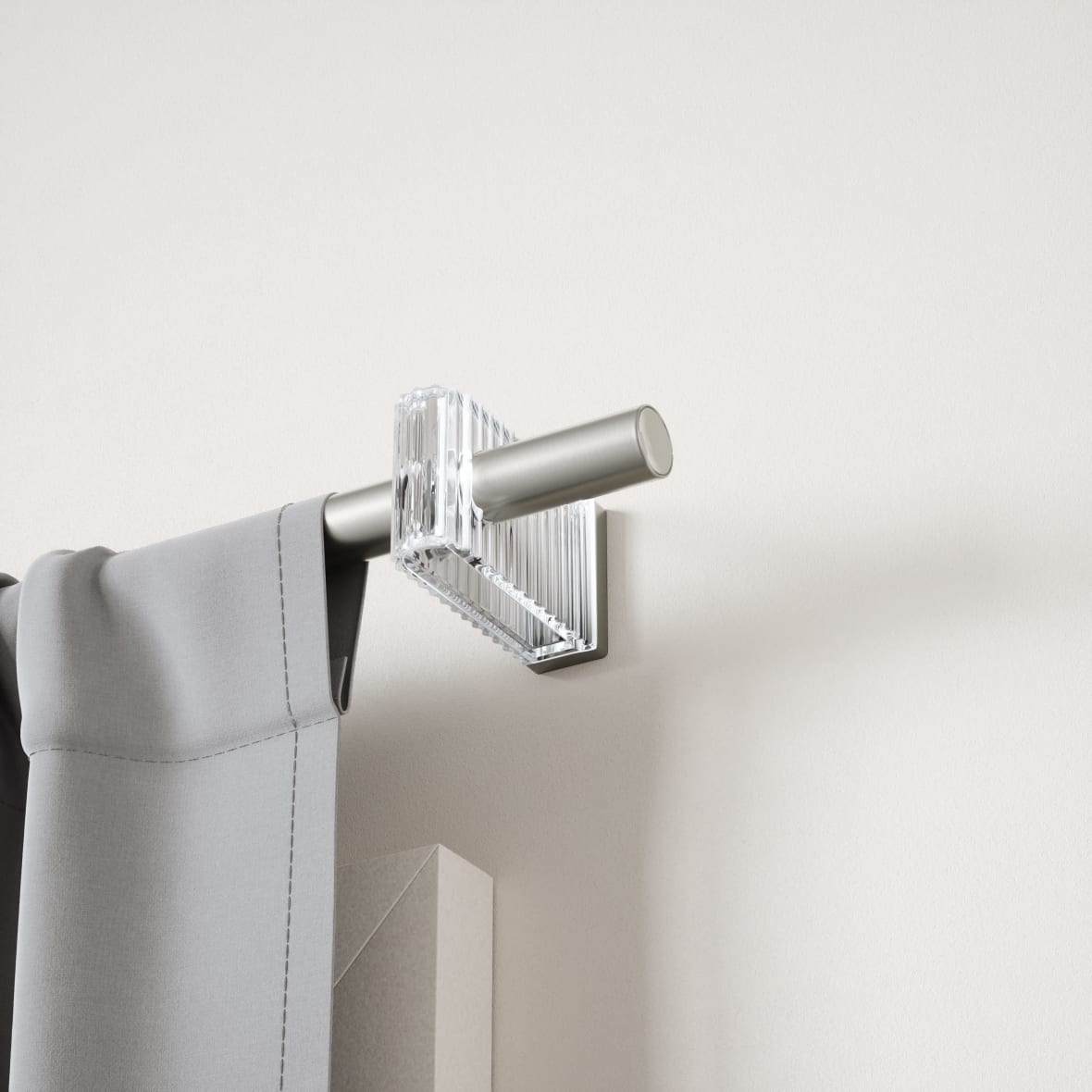 10 Anneaux Silencieux Pour Tringle à Rideau – Chrome, Diamètre Intérieur 25 Mm, Acier