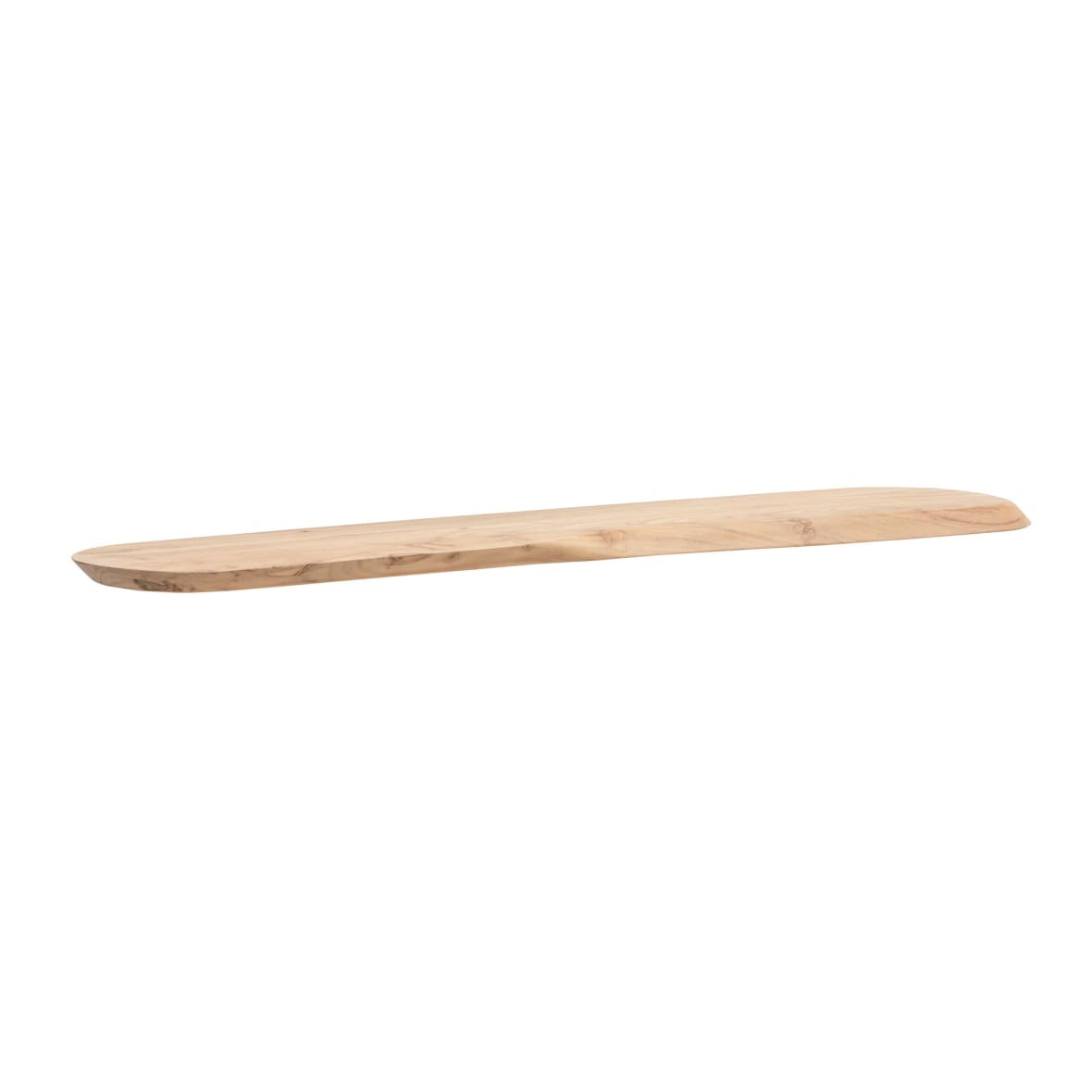 Wandregal aus Massivholz, 120 cm braun