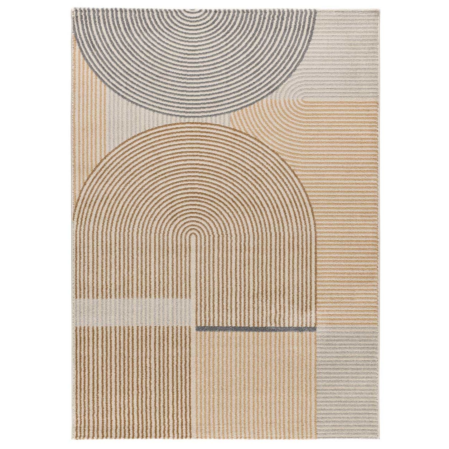 Teppich im skandinavischen Stil, gewölbt, beige, 160x230 cm Garden