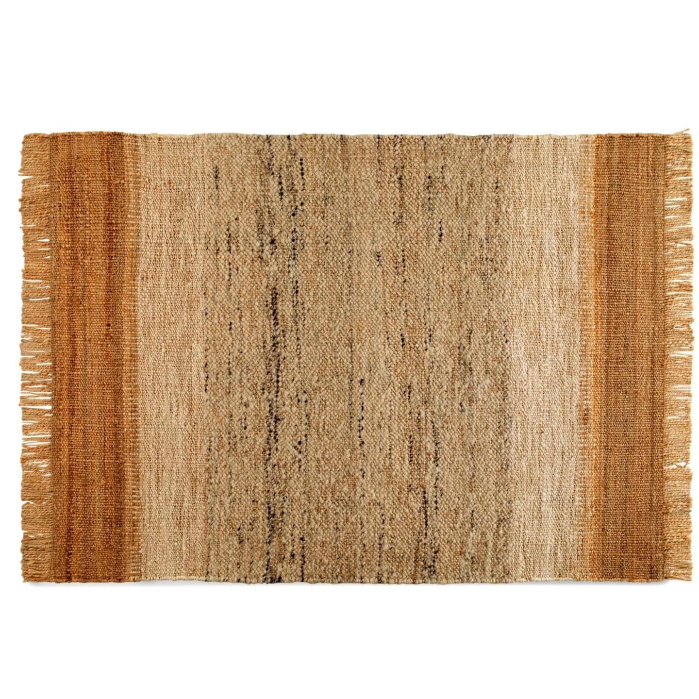 Teppich aus Jute und Wolle 180 x 240 cm