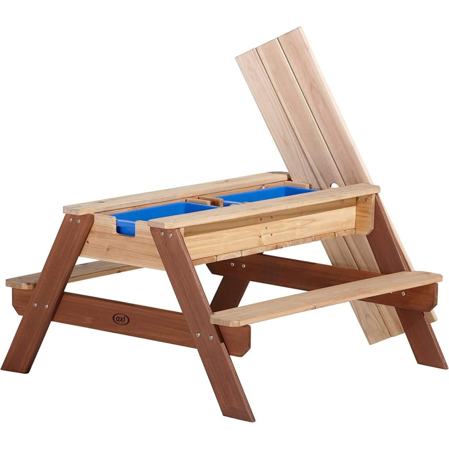 Table à sable et à eau axi Linda bois bleu marron - Luxembourg