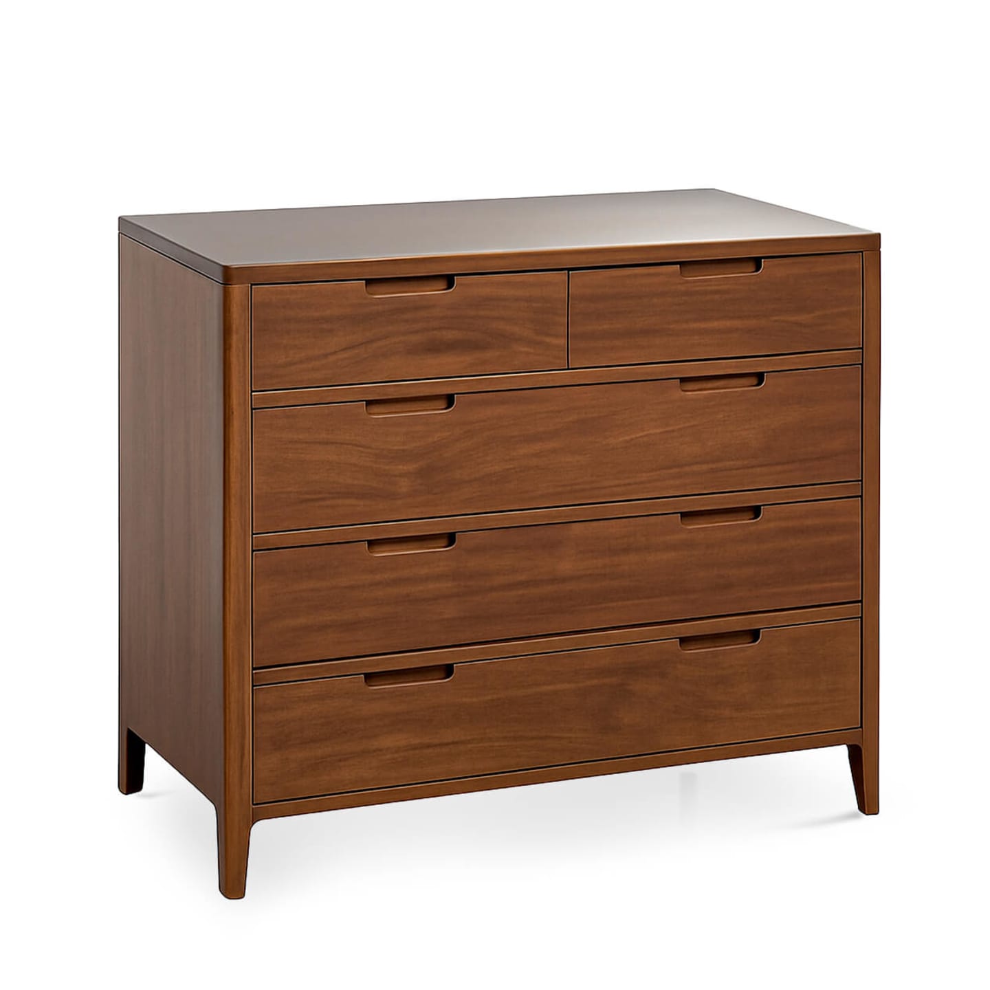 Kommode aus braunem Holz Breite 110 cm Oporto