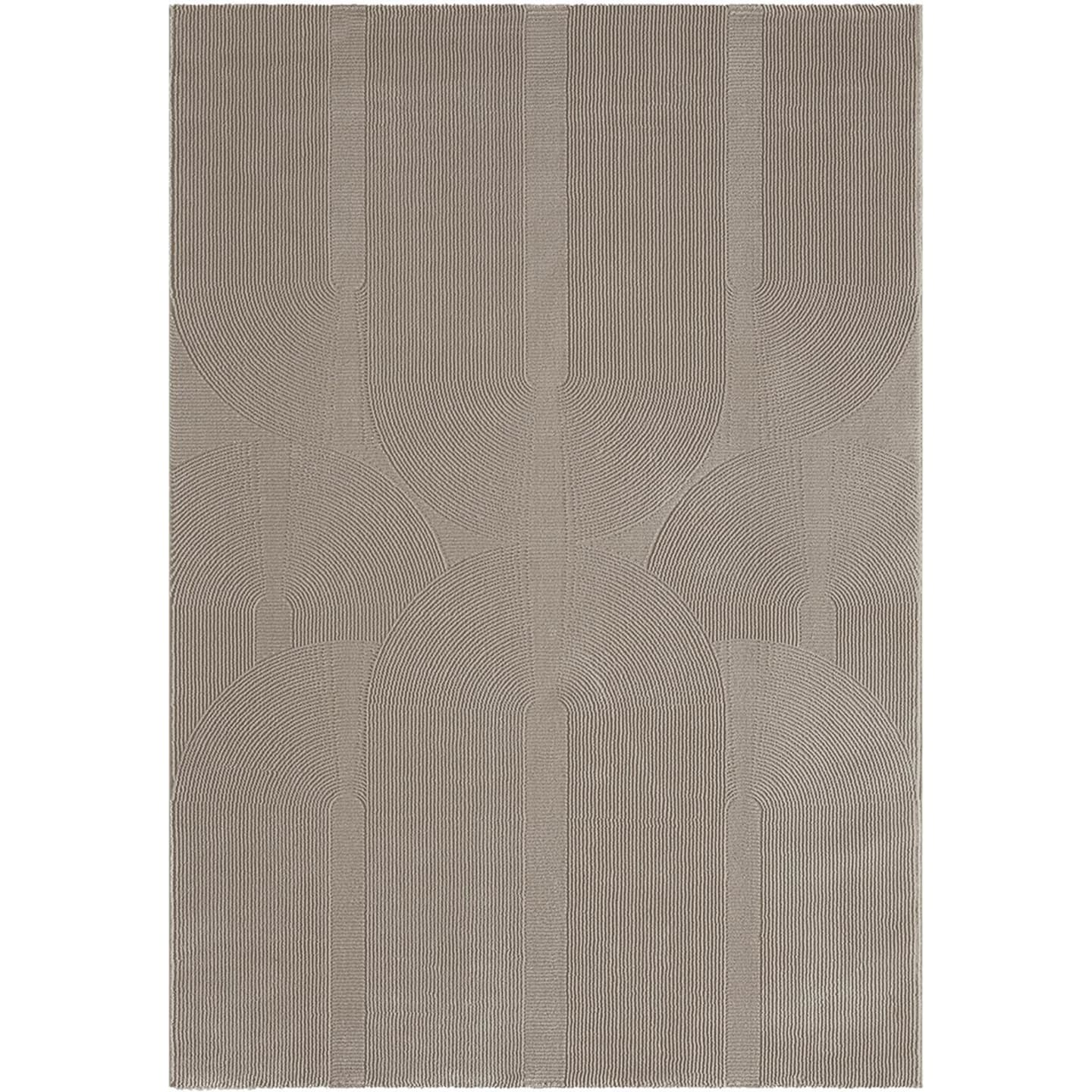 Teppich Wohnzimmer modern Art-Curve langlebig, beige, 160 x 230 cm Lima