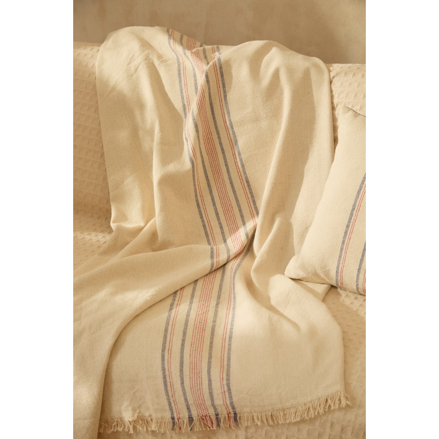 Plaid Baumwolle Blau 120x180 Born