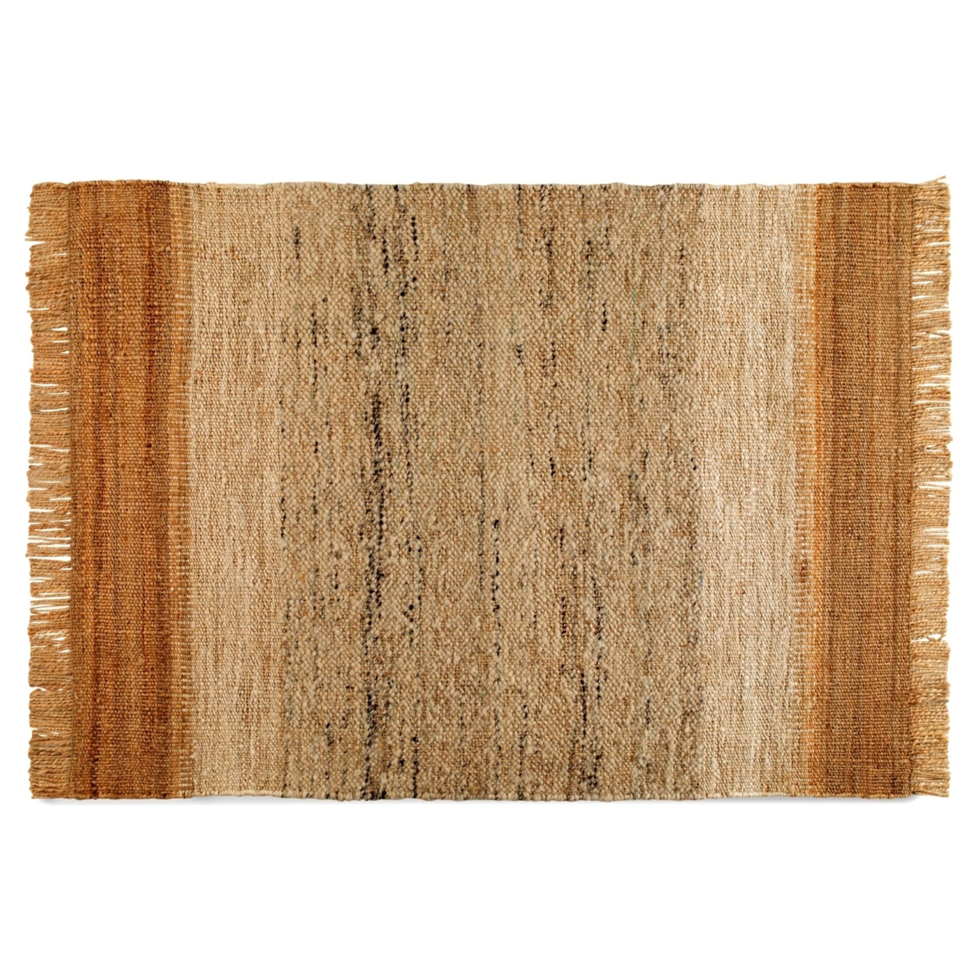 Teppich aus Jute und Wolle 180 x 240 cm