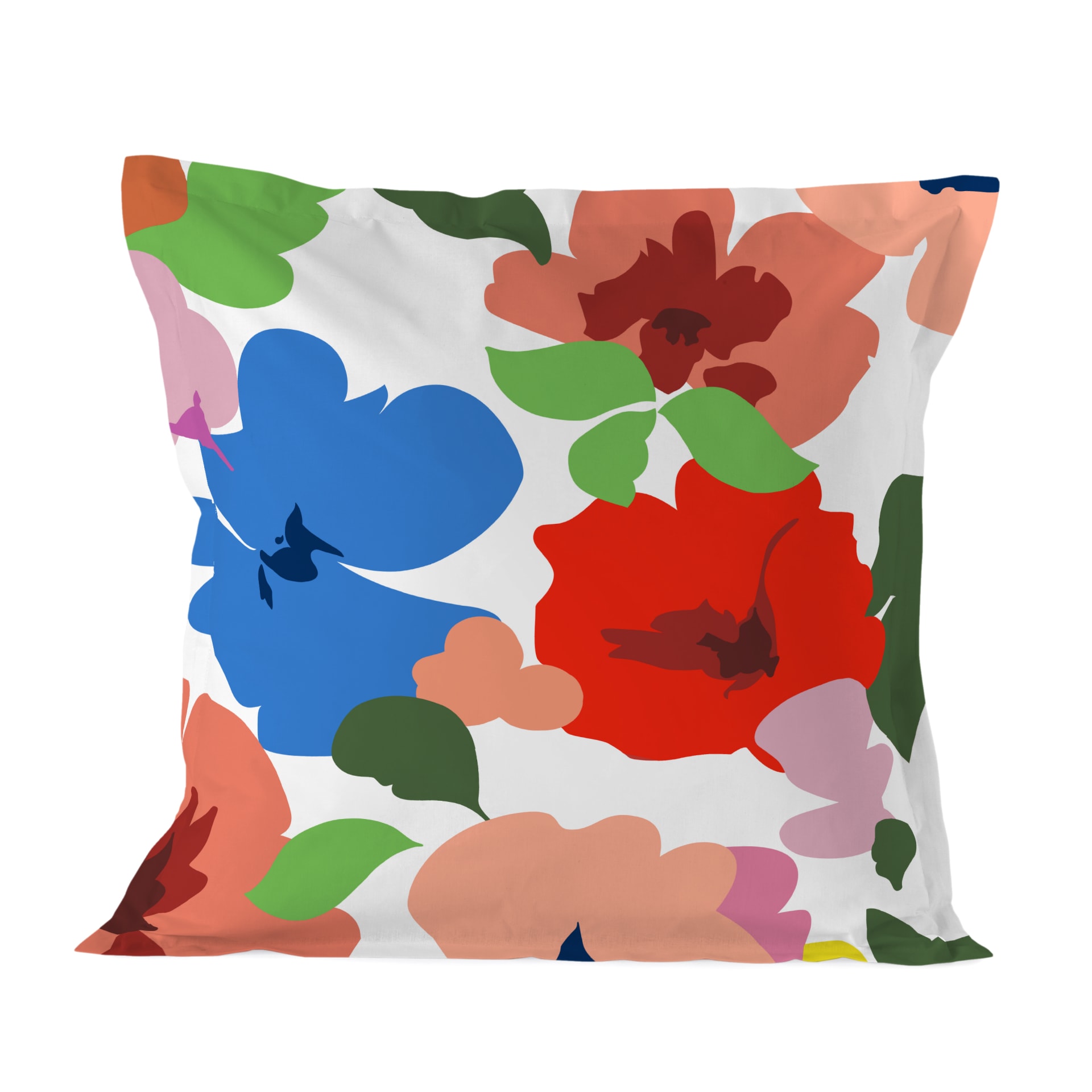 Kissenbezug aus 100% Baumwolle 80x80 cm Mehrfarbig Bloom play