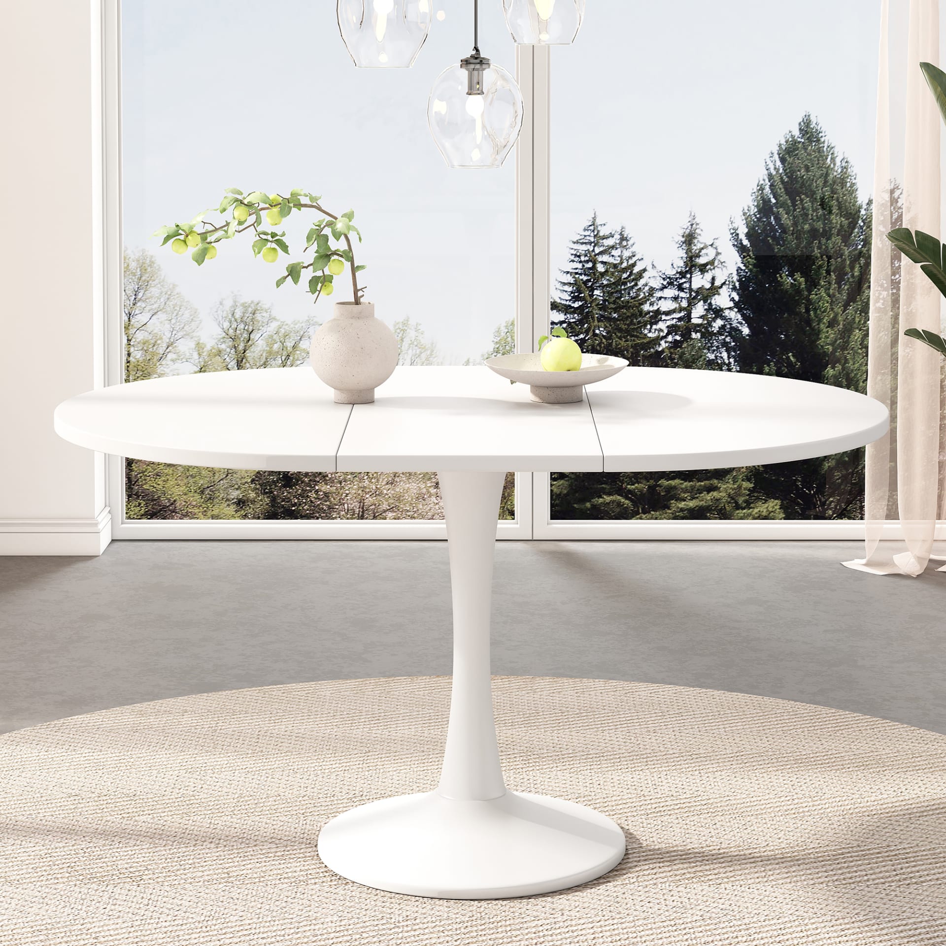 esstisch weiß Esstische weiss ausziehbar (optional) Größe:100 x 200cm