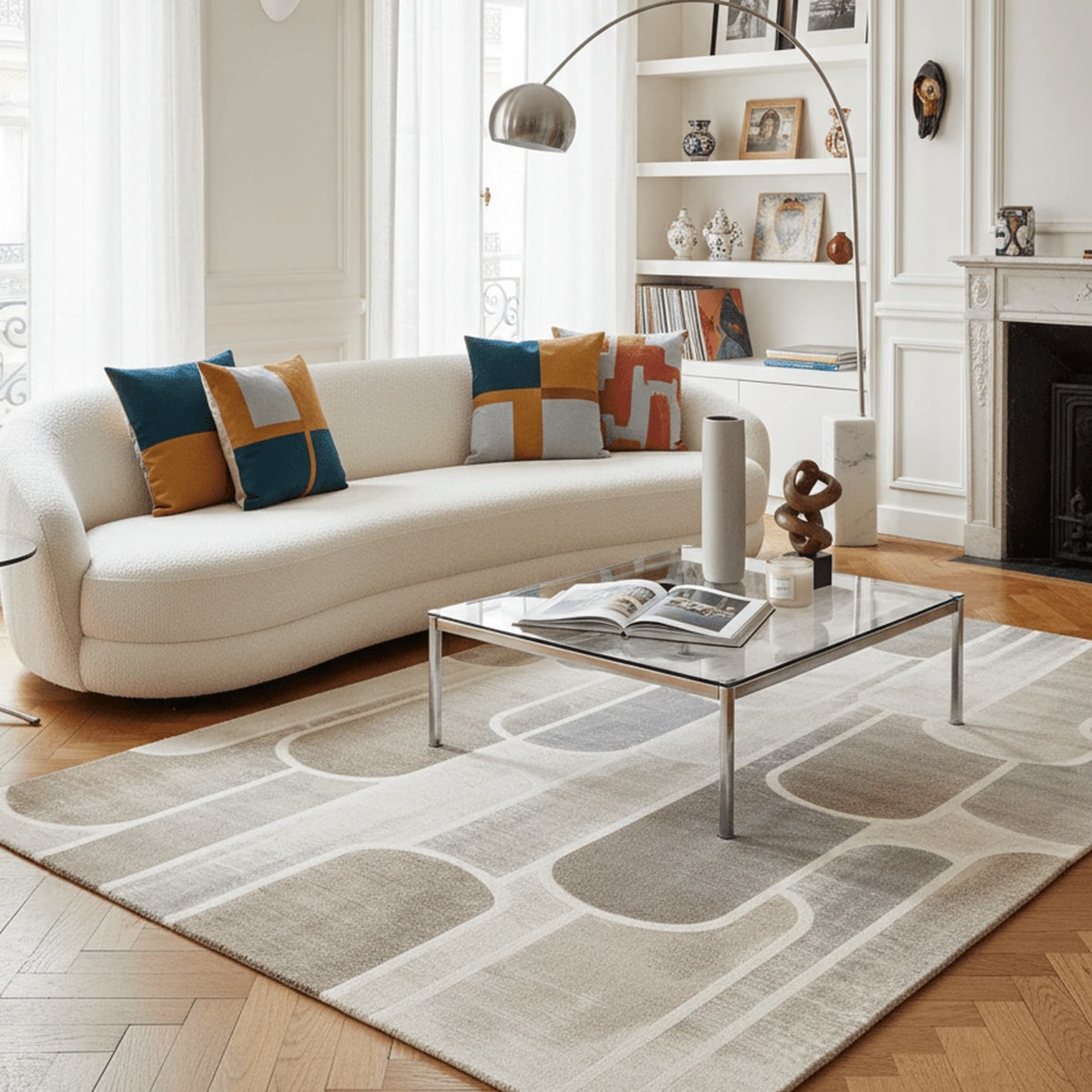 Teppich, Sehr weicher Design 120 x 170 cm Rivoli