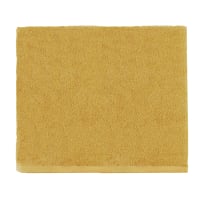 Serviette Invité Joia Atmosphera - Coton 550g/m² Jaune Moutarde 30x50 Cm