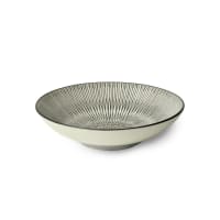Médard De Noblat Oxalis - Coffret 6 Assiettes Salade Et Pâtes 19cm Grès Relief Végétal