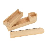 Astuccio in tela morbida con cerniera portatile, grande capacità, estetico, organizer per pennarelli, matite, cancelleria per ragazze, adolescenti, studenti, B