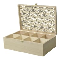 Idee Regalo di Compleanno: Portagioie Decorativo in Legno Fatto a Mano con Intagli Artigianali, Organizzatore di Gioielli, Scatola Portaoggetti, Cofanetto del Tesoro