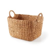 Panier Osier Panier En Jonc De Mer Naturel Tressé Main Szetosy – Pour Rangement Jouets, Linge, Ou Pot De Fleurs Déco – 32x28 Cm (plusieurs Tailles Dispo) Panier Linge Sale