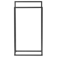 Portasciugamani in acciaio inox nero per bagno cucina so | Leroy Merlin Portasciugamani in acciaio inox nero per bagno cucina so | Leroy Merlin