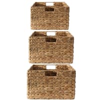 Cestini Di Vimini Intrecciati A Mano Per Organizzare, Cestino Di Carta Igienica,contenitore Portaoggetti, Mensola Decorativa, Cestini In Vimini Di Giacinto D'acqua Per L'organizzazione