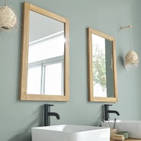 Specchio Design Moderno Pinus Milani Home – Cornice In Legno Di Pino Riciclato Massiccio – Stile Industrial E Vintage