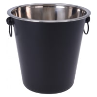 Seau à Champagne En Aluminium Leonze D'Albe – Style Vintage, Bel état D'usage