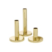Lot De 4 Bougeoirs Dorés Métal - Style Vintage/rétro - Neuf Sans étiquette