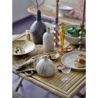 Kate And Laurel Lahari Set 3 Portacandele Conici Vintage In Ottone Anticato - Altezze 25, 33 E 40,6 Cm