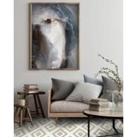 Panorama Vinyl Carpet Star Lines Pastel-Green 60x110cm