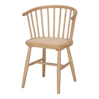 Silla De Madera Y Ratán Sherry - Naturale - 78x54x50-SHERRY