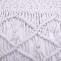 Copriletto 130x170 cm in cotone intrecciato rosa antico con frange