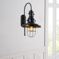 Applique Parete Vetro Ambra Stile Industrial Vintage - Lightingsone Con Attacco E27 - Foto 3