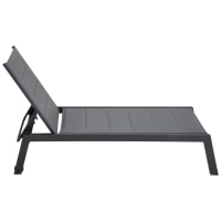 Sedia A Sdraio In Alluminio Con Ruote E 5 Posizioni Reclinabili - Letto Da Giardino Pieghevole In Textilene, Perfetta Per Spiaggia E Piscina (Colore Cachi)