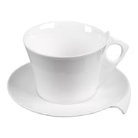 Olympia Lot De 24 Tasses Empilables En Porcelaine Blanche 200 Ml pas cher Olympia Lot De 24 Tasses Empilables En Porcelaine Blanche 200 Ml pas cher