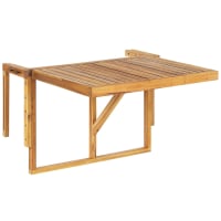 Sedia relax in legno di eucalipto con poggiapiedi bianco