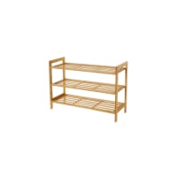 Akloya Étagère à chaussures multifonction à 2 niveaux en bambou, petites étagères pour chaussures, plantes, livres, salon, couloir, chambre à coucher, salle de bain (2 niveaux Akloya Étagère à chaussures multifonction à 2 niveaux en bambou, petites étagères pour chaussures, plantes, livres, salon, couloir, chambre à coucher, salle de bain (2 niveaux