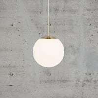 Lampada da tavolo minimalista con 3 sfere in vetro bianco opalino design elegante illumina e decora spazi interni comodini scrivanie e tavolini 61 cm | Leroy Merlin