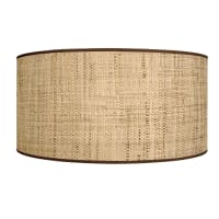 Paralume per lampada da terra Effetto Lino Beige. D 35 x H 20cm | Leroy Merlin