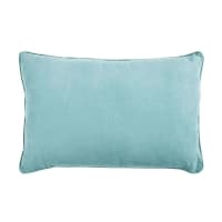 ABAKUHAUS Mattone Federa Fodera Cuscino, Geometrico Via Elementi, Copricuscino Quadrato Decorativo, 90 cm x 40 cm, Laurel Verde e Bianco