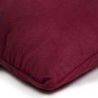 Federa Cuscino Scamosciata 50x50: Colore Tortora Scuro, Lavabile E Made In Italy - 3