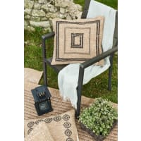 CUSCINI LETTERARI - Copricuscino in Juta lavata / Juta washed pillow case GREAT DREAM - Size 38x25cm main image 0