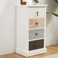 ZEP TY3857 Lavigny - Cornice portafoto in Legno Beige/Bianco/Grigio, 13