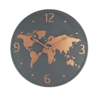 Orologio da parete moderno en bambù naturel Bali | Maisons du Monde
