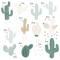 stickers-adesivi-in-vinile-amici-del-bosco-verde-e-grigio-woodland