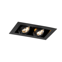 Lampada Di Emergenza QAZQA + Faretto Da Incasso Grande Oneon Trimless 111 - Moderno Lampada