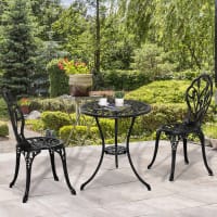 Lot De 7 Pièces En Fer Forgé Noir Majesty Royal - Réf. 561092 - Occasion Bon état